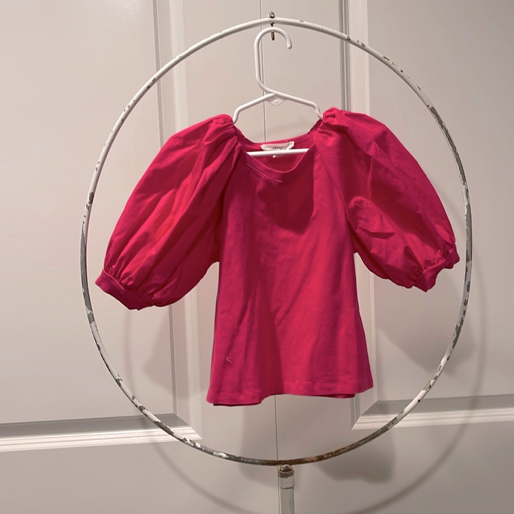 CUTE Girl’s Shirt - 6x - Bright pink. - Picture 2 of 5